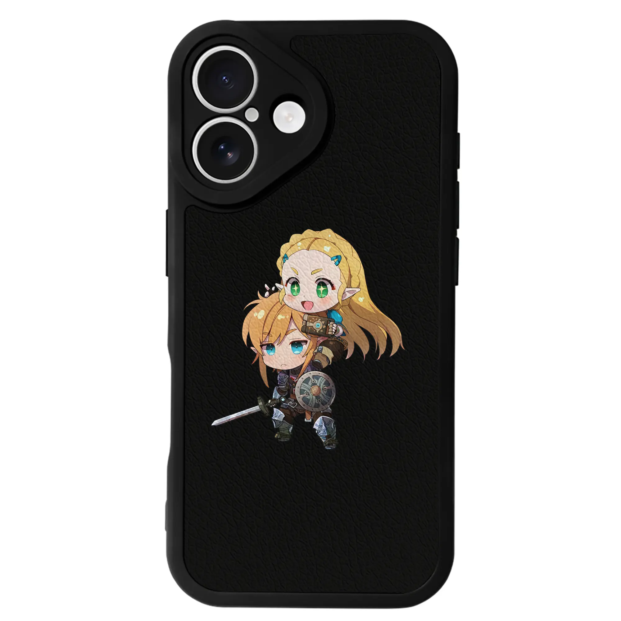 ゼルダの伝説 グッズ,ゼルダ姫 - IPhone 16シリーズ対応 ・ シリコンスマホケース ・ レザー調 ・ 高精度フィット ・ 耐衝撃 ・ ワイヤレス充電対応 ・ 精密カット